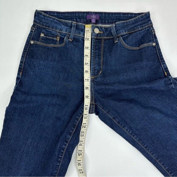 NYDJ Women's Dark Wash Mid-Rise Skinny Fit Denim Jeans 6/W28.25/L27.5 - Picture 9 of 11